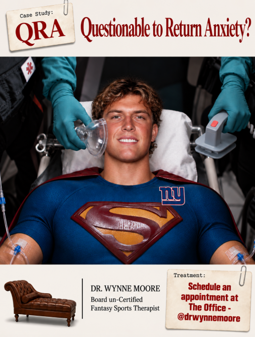 DrWynneMoore's tweet photo. @Giants Hopefully back for the second half. https://t.co/pdpZu6t6vJ