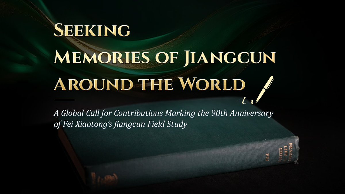 MoliTime0806's tweet photo. How far can a book travel in 90 years? 

In 1936, Fei Xiaotong carried out fieldwork in Kaixiangong Village, Suzhou. This work grew into the anthropology classic Peasant Life in China. 

#understandingruralchinathroughjiangcun #suzhou #china🇨🇳 #booktoday https://t.co/4hE4rzqc1H