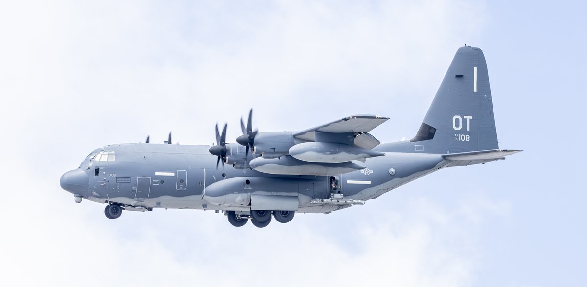 ShorealoneFilms's tweet photo. USAF HC-130 W/ the angriest of kittens  door mod during a #GrayFlag2026 mission outta Mugu 09-21-26 https://t.co/n5zmctdw5G