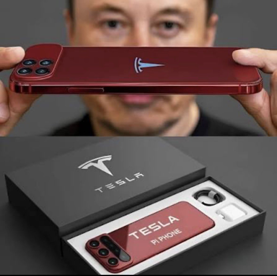 CEOXfc's tweet photo. JUST RELEASED, MY ALL NEW TESLA MINI PHONE !!!    

I AM GIVING AWAY 300 OF THESE NEW TESLA MINI PHONES TO WHOEVER COMMENTS THUMBS UP 👍 LIKES AND SHARES THIS POST! https://t.co/zZPSSV48oa