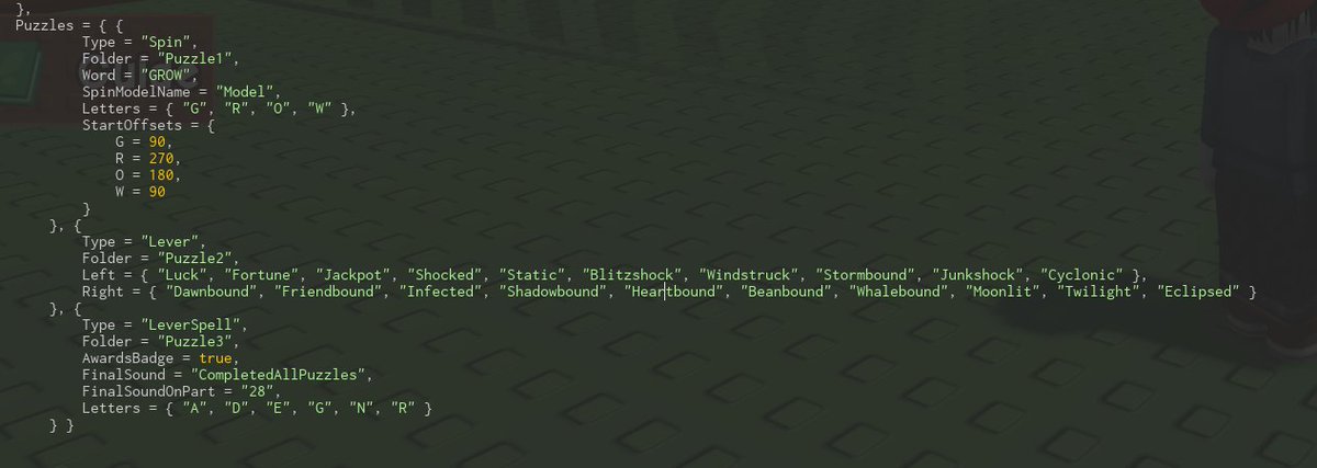 LimesRBLX's tweet photo. Grow a Garden Roblox Hunt 20 Secret Badge will be from giving Green Bean 8kg of carrots and then jumping from the map into a secret area with Jandel. You will have to do a Puzzle. 

Here are the answers: https://t.co/UGoO25WQrm