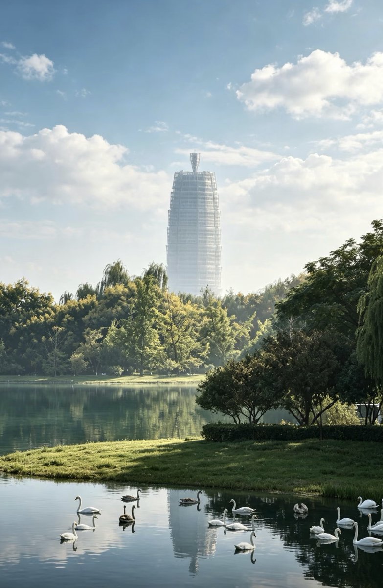 Where_Zhengzhou's tweet photo. Good morning ☁️
Serene lake, gentle swans, and the quiet beauty of Zhengzhou.
New day, new hope.
#GoodMorning #Zhengzhou #CityView #NatureVibes https://t.co/f6HcsS2Qzr