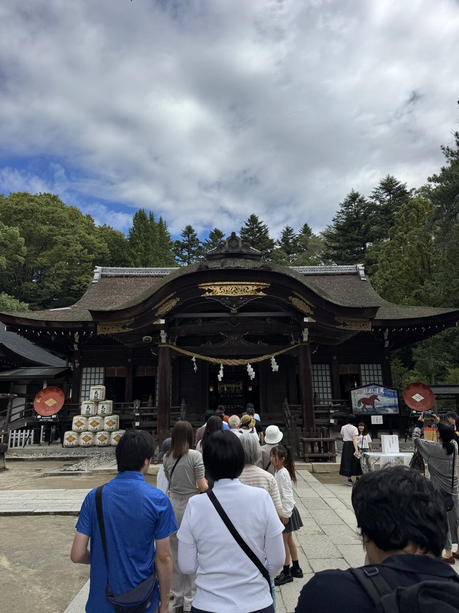 rrkk0420's tweet photo. 武田神社に来たよ⛩️ https://t.co/pczvK5Tdy9