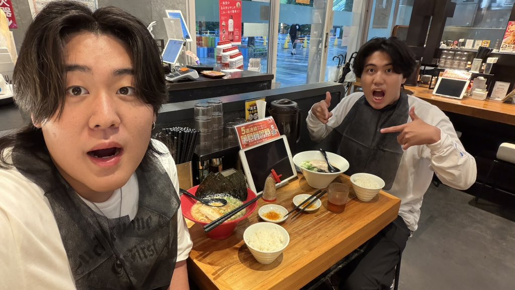 unico28ddt's tweet photo. そういえば昨日は後楽園終わりに大地とラーメンを食べに行ったよ！
試合後のラーメンが一番うまい☝️ https://t.co/KiahurmpSb