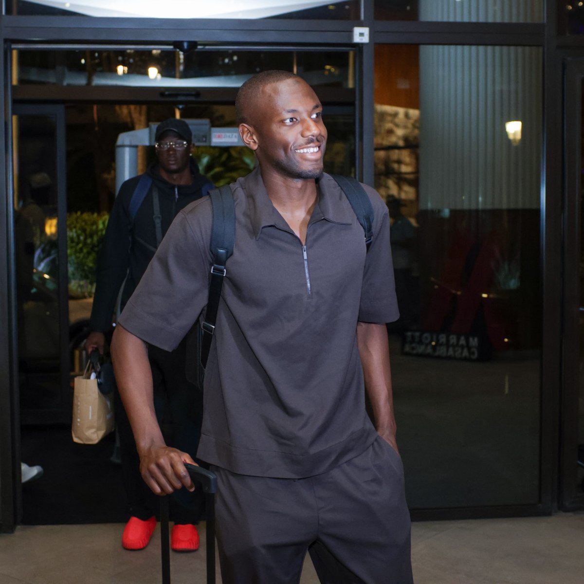 ffrim's tweet photo. ��� | Le groupe se complète… Aboubakary Koita, Lamine Ba, Bahmed Deuff, Mamadou Diop et Ahmed Salem M’Bareck ont rejoint les Mourabitounes 🇲🇷 à Casablanca dans la soirée, à quelques jours du premier rendez-vous des éliminatoires de la CAN 2027. https://t.co/kQZi1ejkQR