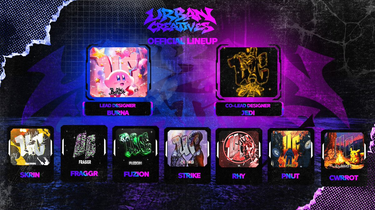 TheUrbanCrew's tweet photo. OFFICIAL LINEUP FOR URBAN CREATIVES https://t.co/DPhkTDHqOs