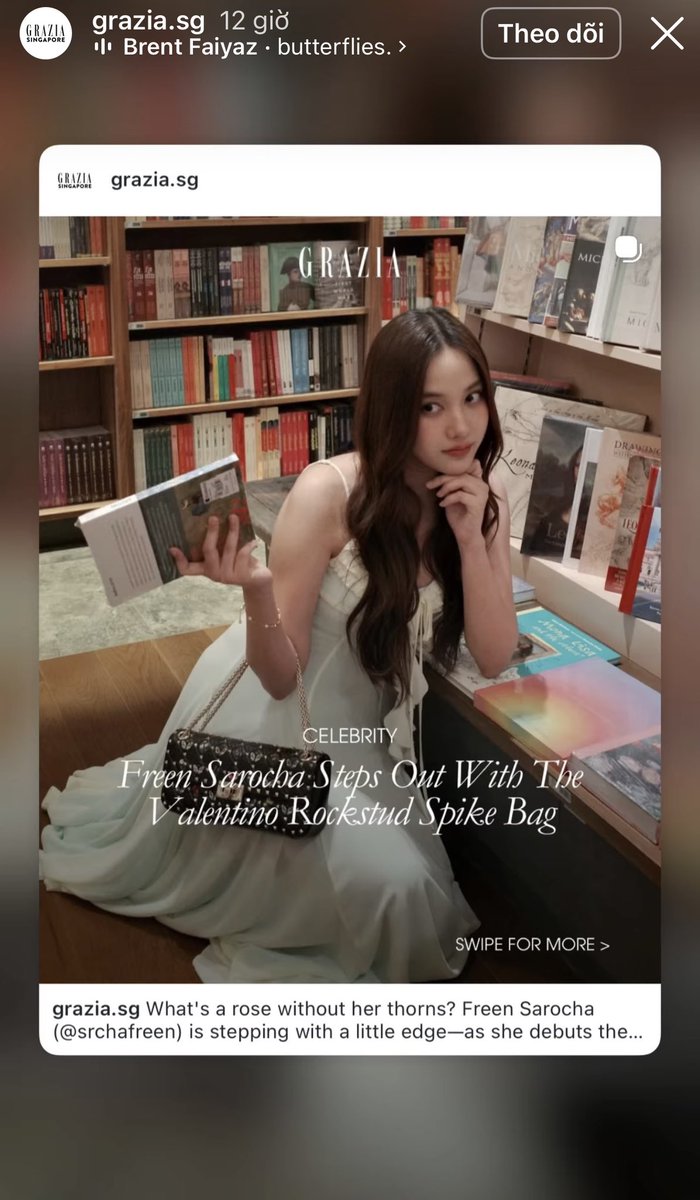 chau_quynh52503's tweet photo. The Thai actress, house ambassador and GRAZIA Singapore cover star is looking rosy with the new Fall/Winter 2026 arrivals from the house

#srchafreen‌ 
#Rockstudspike
#ValentinoGaravani https://t.co/pJ6ZsrxPL7
