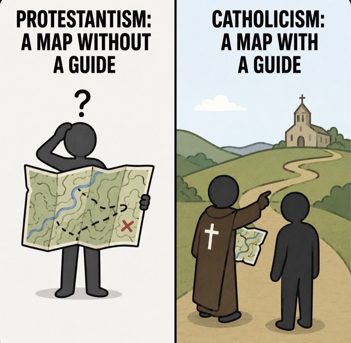 CatholicDrip___'s tweet photo. Christ left a Catholic Magisterium

They will guide you.💧 https://t.co/7K0phqdfrQ