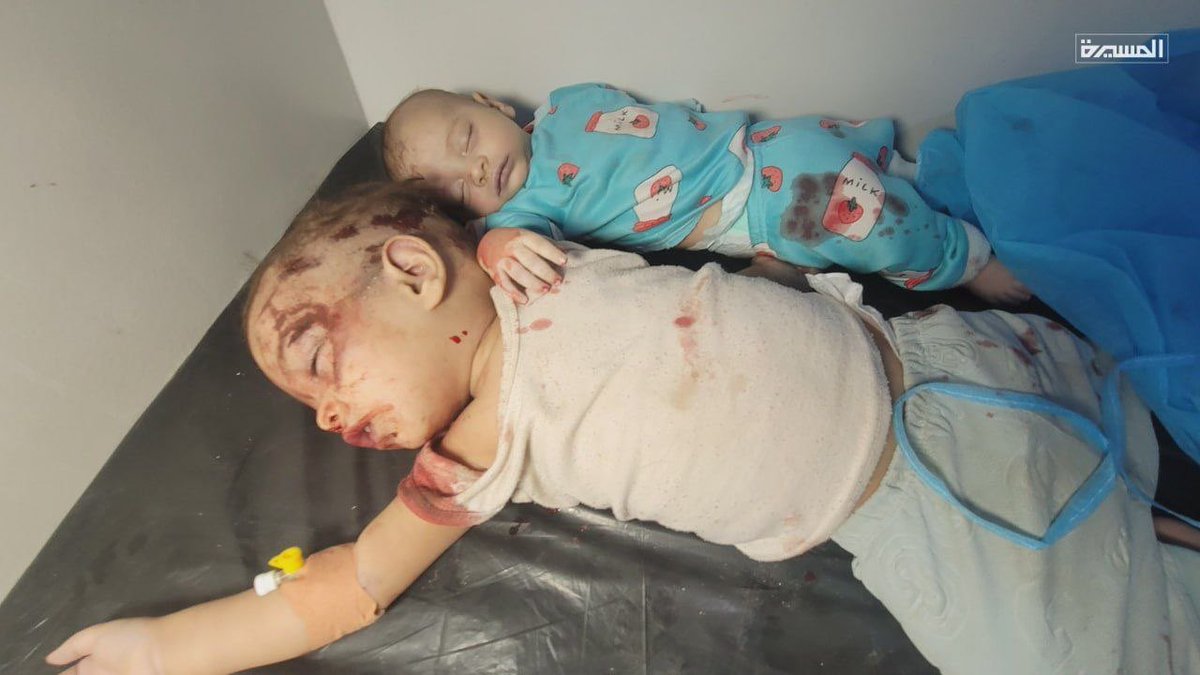 warfareanalysis's tweet photo. ⚡️Yemeni Al-Masirah TV:

Six Yemenis , including two babies and a woman, were killed, and 8 others, including a child and a woman, were wounded in Saudi airstrikes on Mokha District https://t.co/KsCbCdLeGv