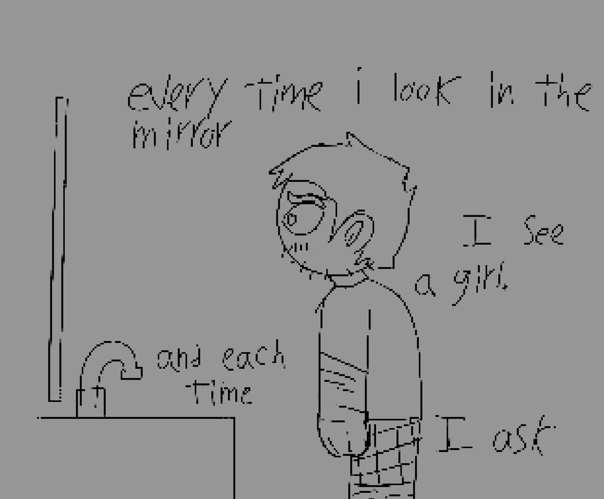 RoyalKingtheguy's tweet photo. I think

I know what i want to be.

Im trans.

I want to be a girl.

But ill have to start small.

🏳️‍⚧️ https://t.co/xaMpB3oSOR
