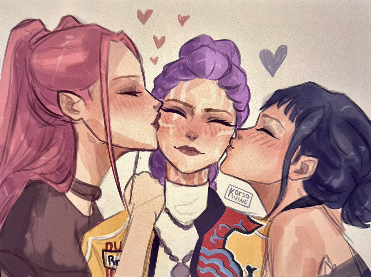 korsovine's tweet photo. Kisses for the oldest
#polytrix #Kpopdemonhunters #kpdh https://t.co/8n7EAG3ElD