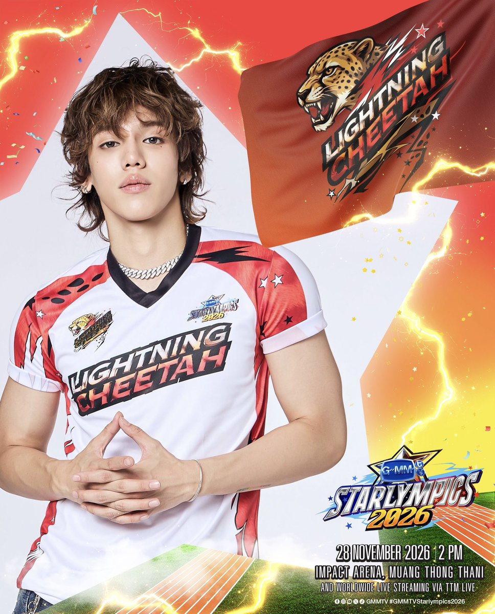 nutanonts_'s tweet photo. Morning jaa 🐆🏁
#GMMTVStarlympics2026 https://t.co/hCkNr2CT12