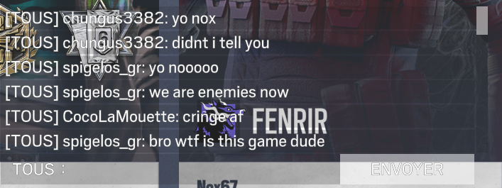 Nox67x's tweet photo. @Rainbow6FR C'est normal de faire une game, gagner la game, sauf que 2 individus s'amusent à faire DDOS la game quand on la gagne ? 

Ce qui est encore plus drôle, c'est de relancer une partie classée et de retomber sur ces mêmes personnes...
Pseudos : FOIDslayrr_- et chungus3382 https://t.co/O66R6qK6hh