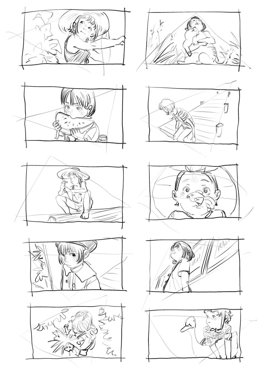 Re24jp's tweet photo. 全身描けると構図の自由度が上がるのでいいですよね https://t.co/xlZ5qgvEGj