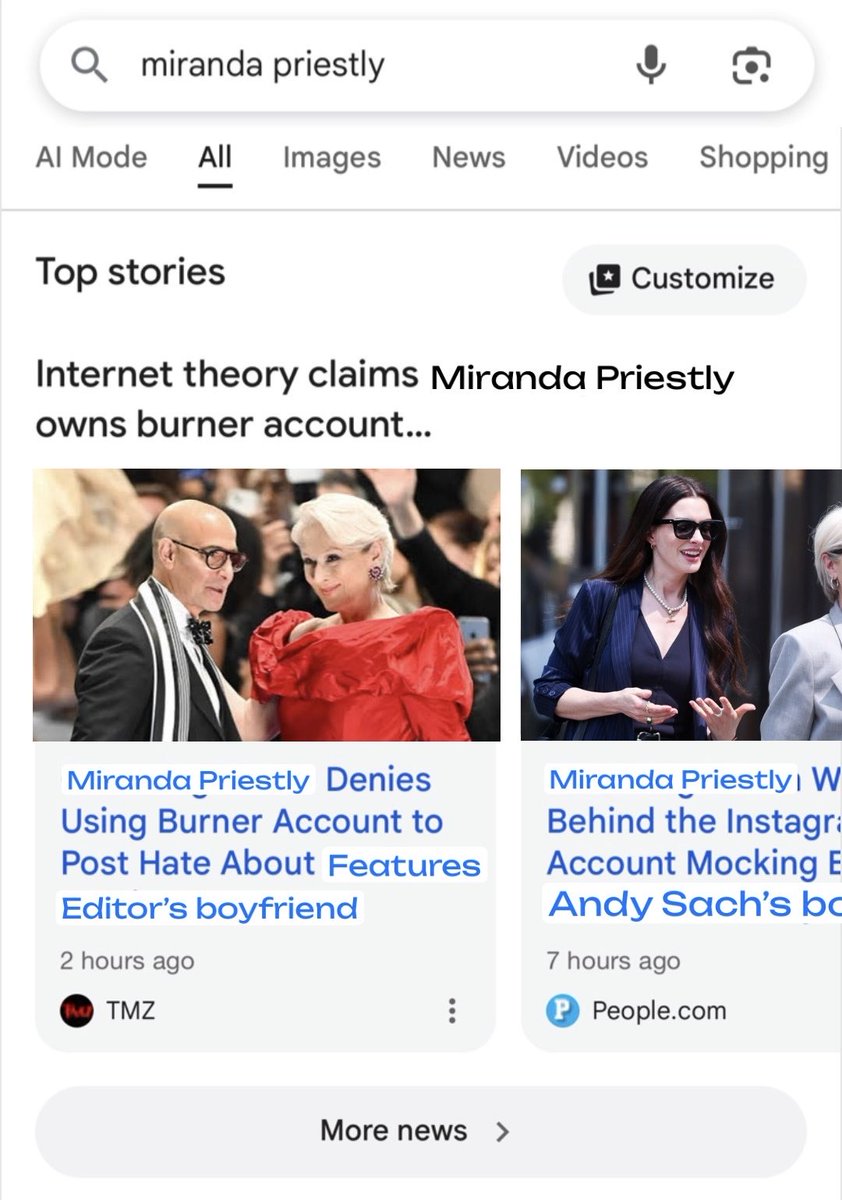 sapphiccjcregg's tweet photo. a little (badly edited) mirandy socmed au where it becomes increasingly obvious that miranda has a burner account https://t.co/8u1aLrSZja