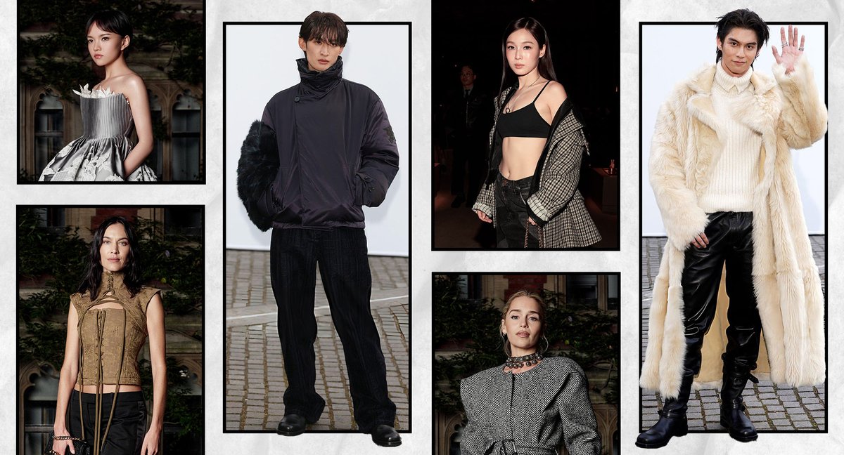 nomannersmag's tweet photo. From NYFW top EMV driver Love Pattranite to Burberry ambassadors Bright and Koji Mukai and Alexander McQueen guests Emily Clarke and Alexa Chung, these are the best front-row moments of the SS27 season so far. 

🔗 https://t.co/qyRtlFFgD1 https://t.co/JW93FejpnL