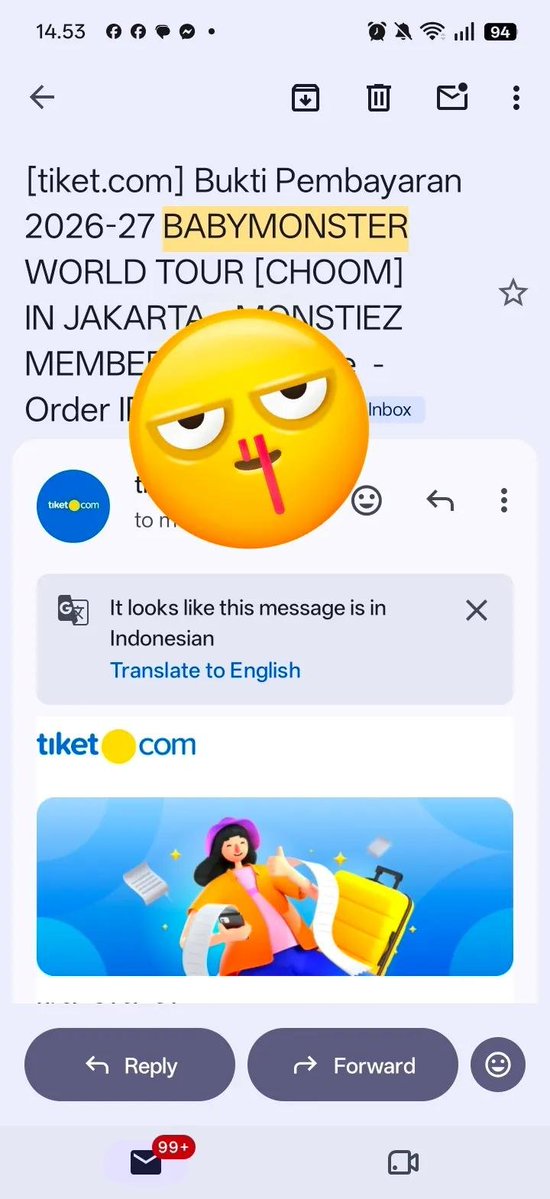 LTookes73906's tweet photo. WTS Concert Tiket Baby Monster Choom
Ready 2 Tix Vip A/B (wevers Mamber)
Available only 1 Tix ya 

AQ jual net 2.6 juta. 
No nego 

Wajib DP 
Sisanya di vanue bisa kok .
Cod bisa . In Canggu area ya . 
Serius buyer aja ya https://t.co/0tsm19dt3J