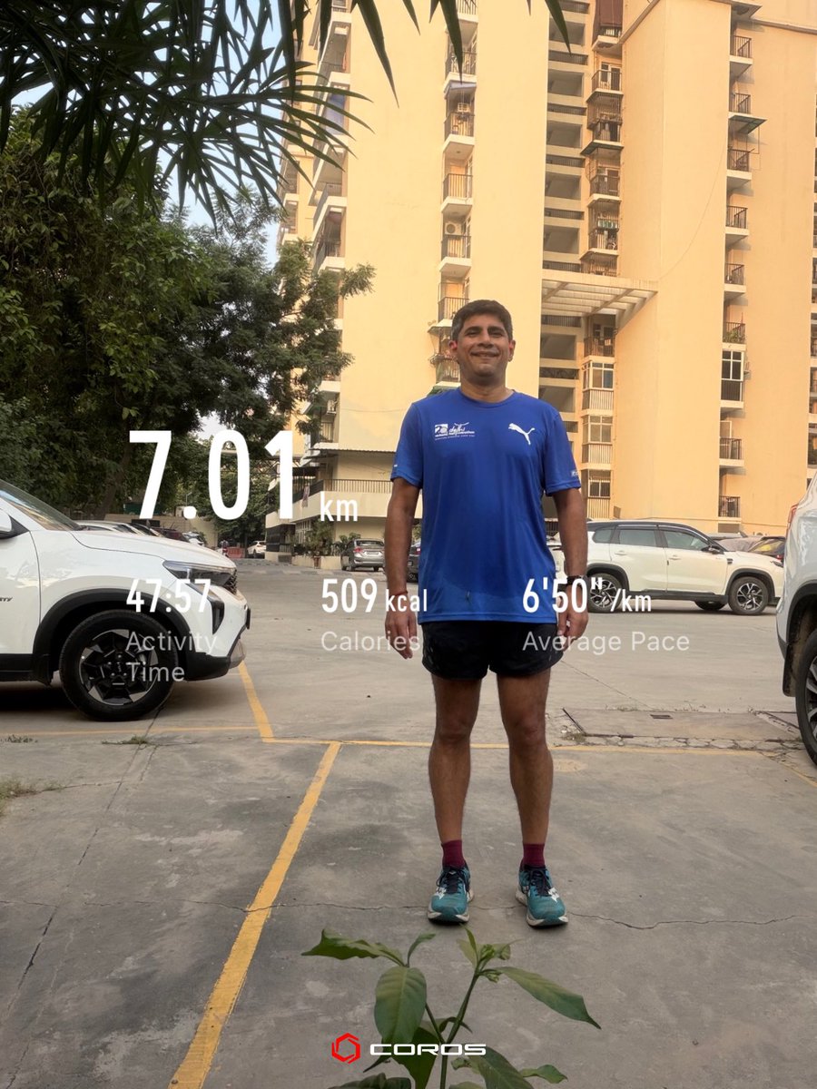 PatankarRishi's tweet photo. 7 KM Stadium 🏟️ Run 🏃🏽♂️
Fresh air, endless views, and the perfect start to the day.
Run. Breathe. Repeat. ✨
#7kmrun #MorningRun #RunForLife #Running #Fitness #Endurance #StayActive #running #run #sports #fitness https://t.co/zrg5bbb5SA