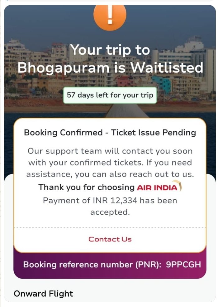 scverma4sv's tweet photo. @airindia 
Dear Air India,
Increase Efficiency. 
Be in Time.
Delayed Refund.
... Why harrass by asking un-neccessary details like email
Why not giving details.
...
Efficiency needs responsibility.
..
It is 13 days today.
..
Does it sounds bell on 
Efficiency Responsibility. https://t.co/K4l1cXUwhD