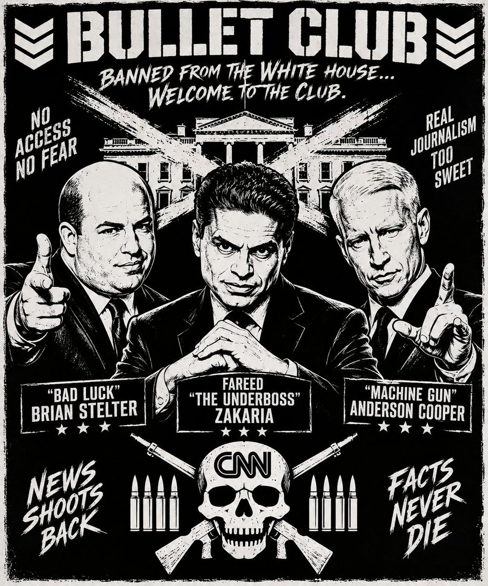 247CupCanada's tweet photo. @brianstelter Mr. Stelter, it is time for you, Anderson and Fareed to enter the Bullet Club! https://t.co/NgzJAynLPA