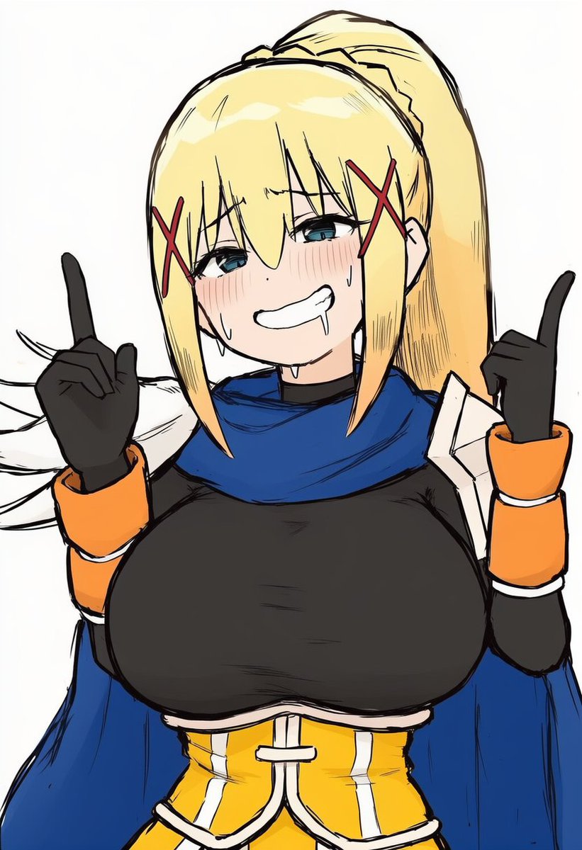 jaiderperuca's tweet photo. 今日のダクネスです。見てもらえると嬉しいです #AIart #このすば https://t.co/zqAnSKU4eg