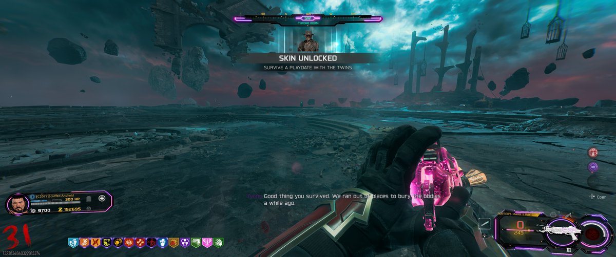 ScuffedAndroid's tweet photo. SUPER EASTER EGG COMPLETED ✅

Probably the most amount of fun I have had in BO7 Zombies. Seeing the Z-Rex and Guardian be brought back in the boss rush mode was such a cool and fun addition.  Treyarch really whipped up a masterpiece with this Super Easter Egg Quest fr.🔥 https://t.co/NeNcpqh3Bt