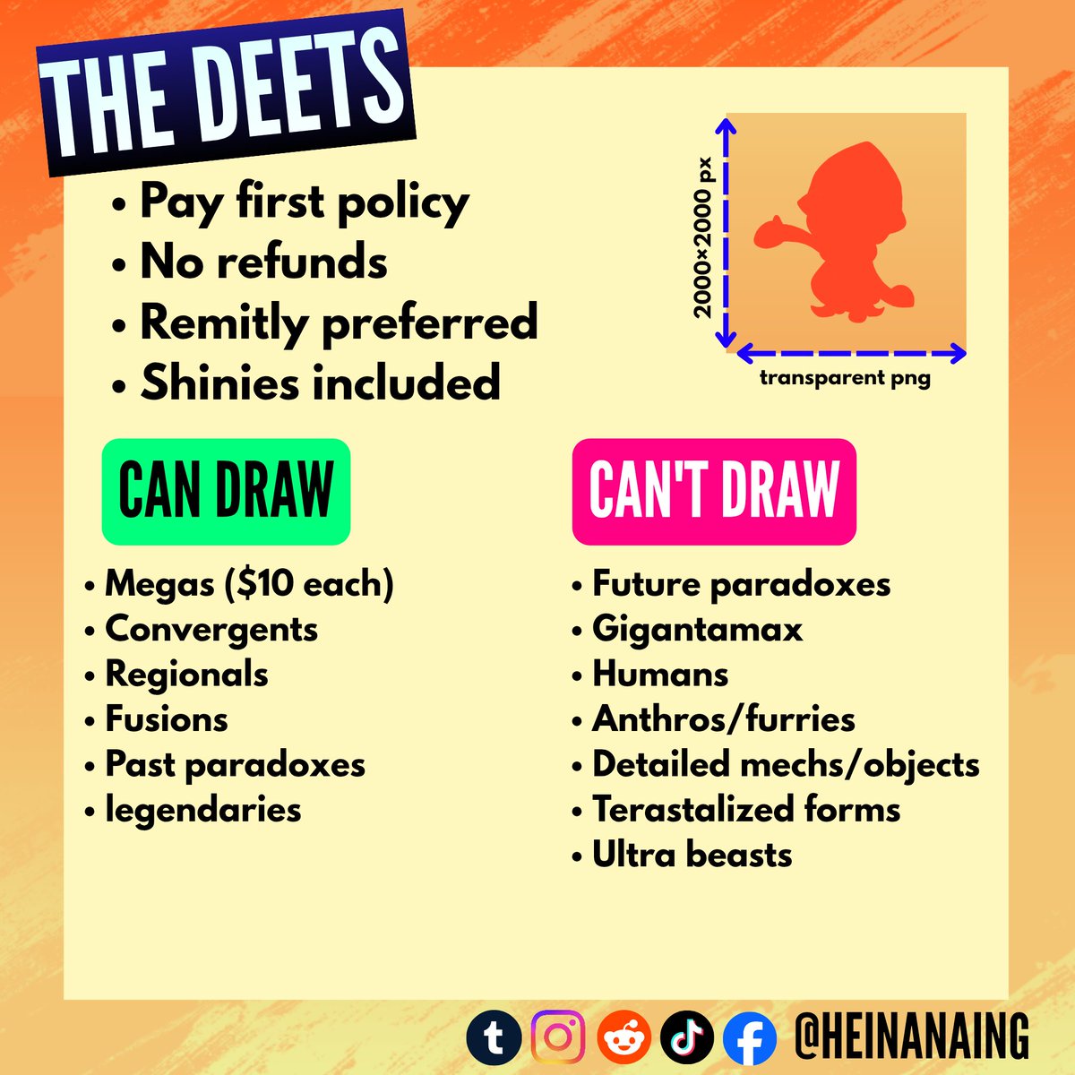 Heinanaing's tweet photo. New sheet! Prices dropped a bit https://t.co/BNZVGcXEwy