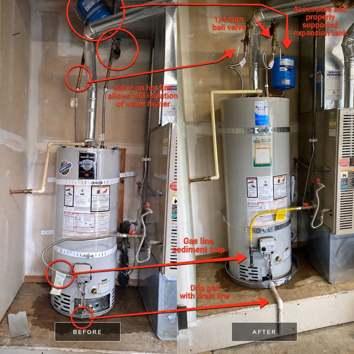 Plumber24FW's tweet photo. No hot water? Leaking water heater? Thinking about switching to tankless?

📞 (817) 755-5621
🌐 https://t.co/bqtHBtkfDu
License: M-27587

Serving Fort Worth and surrounding areas.

#FortWorthPlumber #FortWorthTX #WaterHeater #TanklessWaterHeater #Plumbing https://t.co/hXJKETLVOX