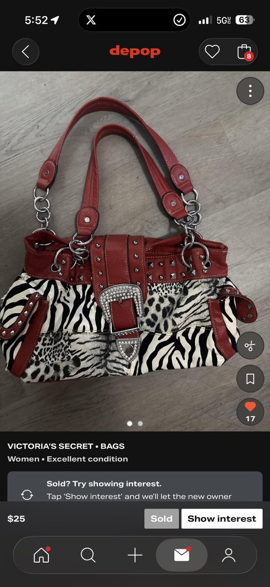 ahbarchives's tweet photo. Just bought the cutest heel/purse combo for like $50, I love depop! https://t.co/queCCnAYzq