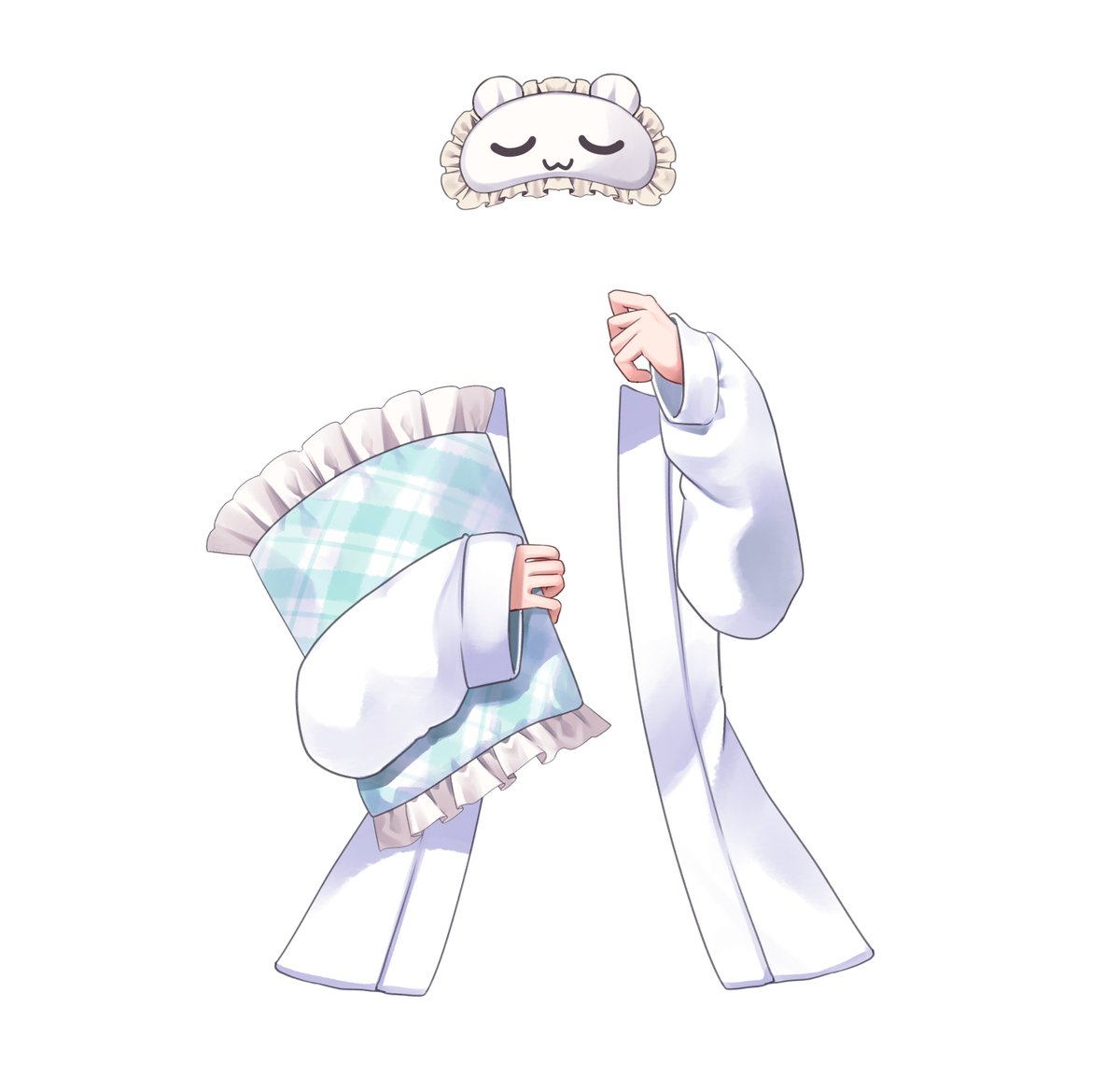 ewokaku335's tweet photo. 🩵素材配布🩵
ルームウェア+アイマスク素材配布します！

RP、注意事項をご確認の上ご使用ください。
肌寒くなってきたので、一枚羽織りませんか？
#Vtuber素材
#IRIAM素材 https://t.co/WIWdGq0MWU