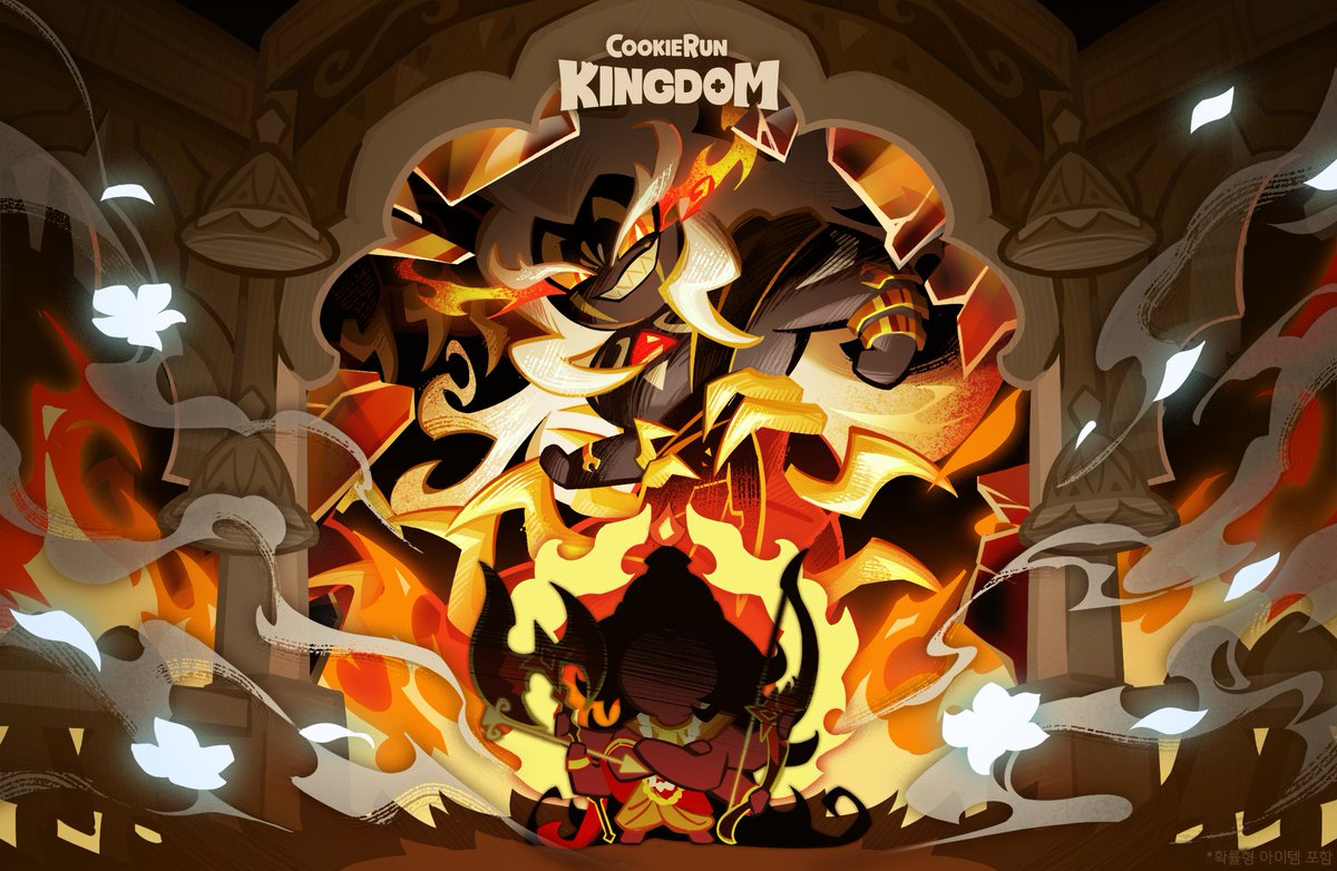 CRKingdomEN's tweet photo. Only unfaltering Mortality is eternal!

#CookieRun #CookieRunKingdom #RajapendraCookie https://t.co/kUdMKNZtHL