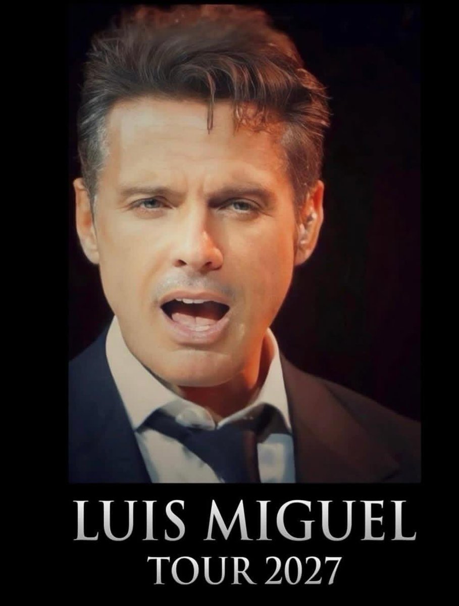 TePropongoLM's tweet photo. La noticia más linda y super esperada ✨️
Estamos felices Micky @LMXLM 💛
GRACIAS POR ESTA VUELTA ✨️💛
@Marcelofigoli @ClubesWarner
#tour2027 #luismiguel #Luismi
Imagen y anuncio publicadas a través de sus redes oficiales ✨️ https://t.co/1R8sRSbz5R