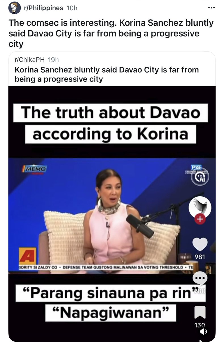 nabunturanguy's tweet photo. “PARANG SINAUNA PA RIN. PARANG NAPAG-IWANAN.” - Korina Sanchez describing Davao City.  Magagalit sa iyo ang mga DDS, but there is actually some truth about what you said.  Lalo na pag nagpunta ka sa San Pedro and Magallanes, the streets near and around the city hall. Ganun pa rin.  Parang 1990’s pa rin. Lumang buildings, sala-salabat na kable, except in some portions of the streets.  But these dangerously-looking (and an eyesore) tangled cables are all over the city.  May magagandang condominium buildings here and there, but these are private sector-initiated.  In terms of local govt infrastructure, very very minimal.  The coastal road is a national govt project, may I remind you.