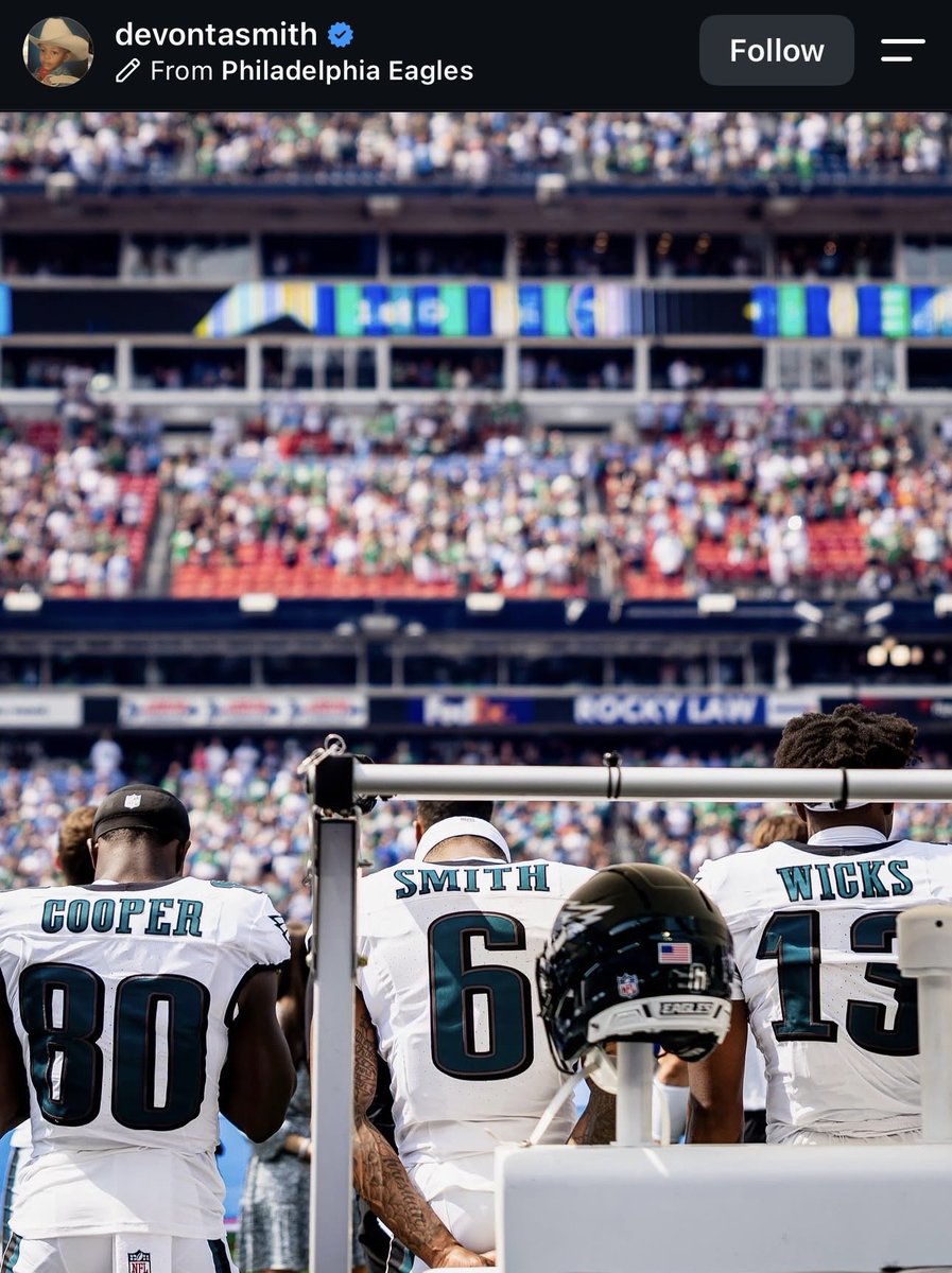 CooperDeJawn3's tweet photo. This photo Devonta Smith posted on his Instagram feels like foreshadowing 🦅

📸 via: devontasmith https://t.co/tPQHEegNTQ