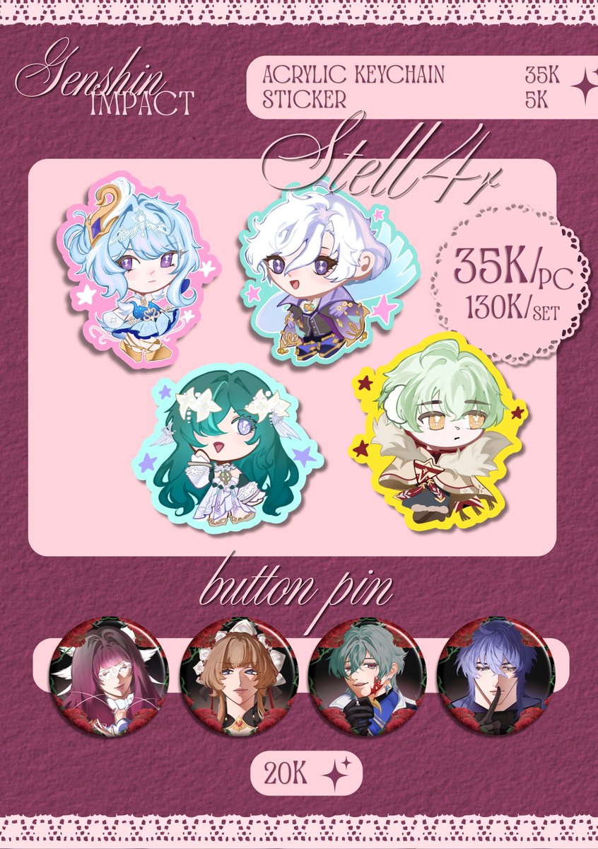 Kurogheto's tweet photo. ★ likes &amp; rts are appreciated!!

Nai's #CF23 Batch 2 Catalogue + Giveaway (details in thread!) 
 
📍Circle “DAPUR ALIEN” Booth TBA
📦Pick Up (Day 2) and Mail order 
📅 PO BATCH 2 period: 22 - 29 Sept 2026

📌Fandoms: Genshin, HSR, LADS, Originals, YCH 
ᯓ★
(1/2) https://t.co/CsNtlNHVZ7