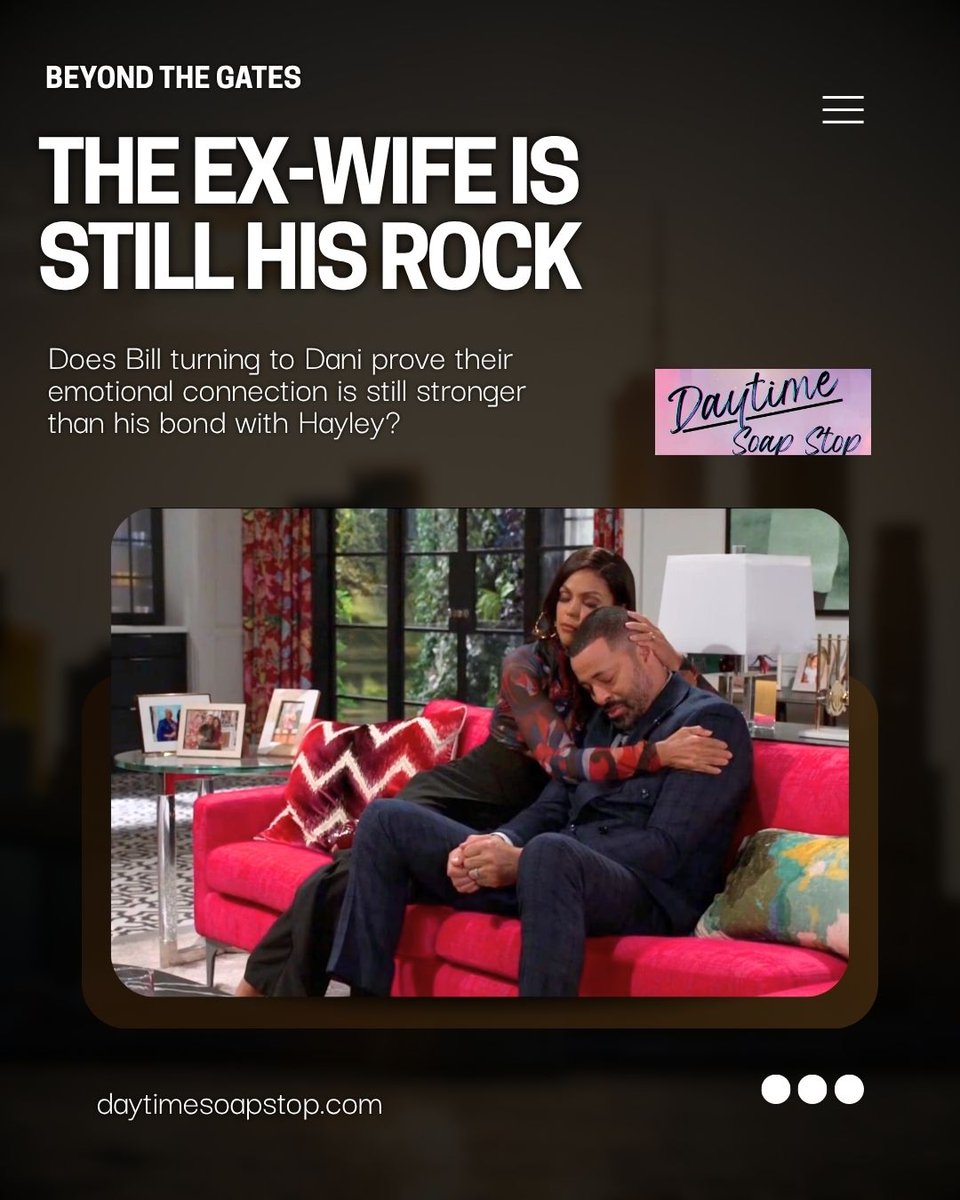 DaytimeSoapStop's tweet photo. ๐Does Bill turning to Dani prove their emotional connection is still stronger than his bond with Hayley?๐
#BeyondTheGates #BTG #BillHamilton #DaniDupree https://t.co/xw8wLYBudW