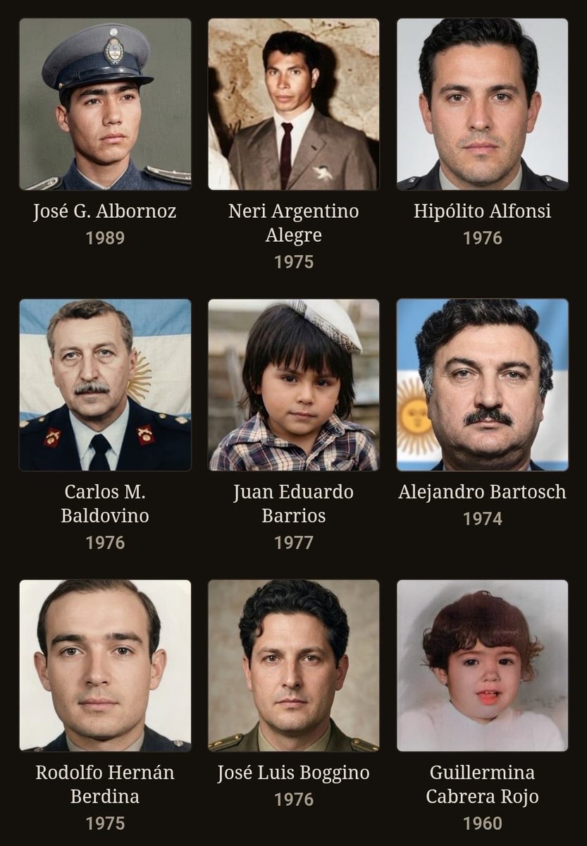 DanielS93481031's tweet photo. Víctimas del terrorismo en Argentina

En memoria de los 1.050 argentinos asesinados por grupos terroristas en los años 70

Por los miembros de las Fuerzas Armadas y Fuerzas de Seguridad que dieron su vida por defender a nuestro país.

Y por aquellos que todavía están en prisión. https://t.co/XB0nXM3TcN