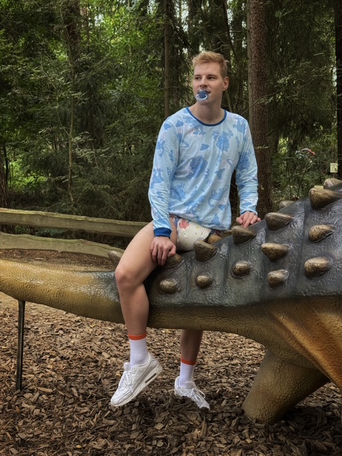 landofgenie's tweet photo. Lost in dino land 🦕
Our little adventurer is off exploring.
A whimsical journey through a prehistoric fantasy.

https://t.co/jwFRh47ZkU · Amazon 🦖

#landofgenie #abdl #abdlboys #diaperboy #DinoOnesie #littlespace #cozyvibes https://t.co/IlFA4kVOrW