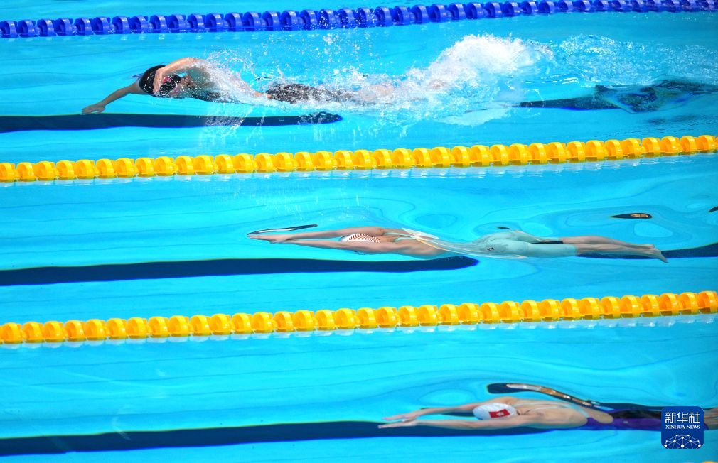PDChinaSports's tweet photo. Siobhan Haughey of Hong Kong, China claimed gold in the women’s 200m freestyle at the 2026 Asian Games on Monday, touching home in 1:54.96.

Back in the pool where she set the Asian record in the event five years ago, Haughey said the venue brought back “so many great memories” and recalled the calm and confidence she felt before the Olympic final.

Haughey also praised 13-year-old Yu Zidi’s impressive performance, saying it was “amazing to see young swimmers swim that fast.”