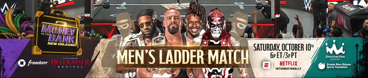 FalseFinishHQ's tweet photo. Your updated #MITB fields

#WWERAW https://t.co/D3MlZNru1C