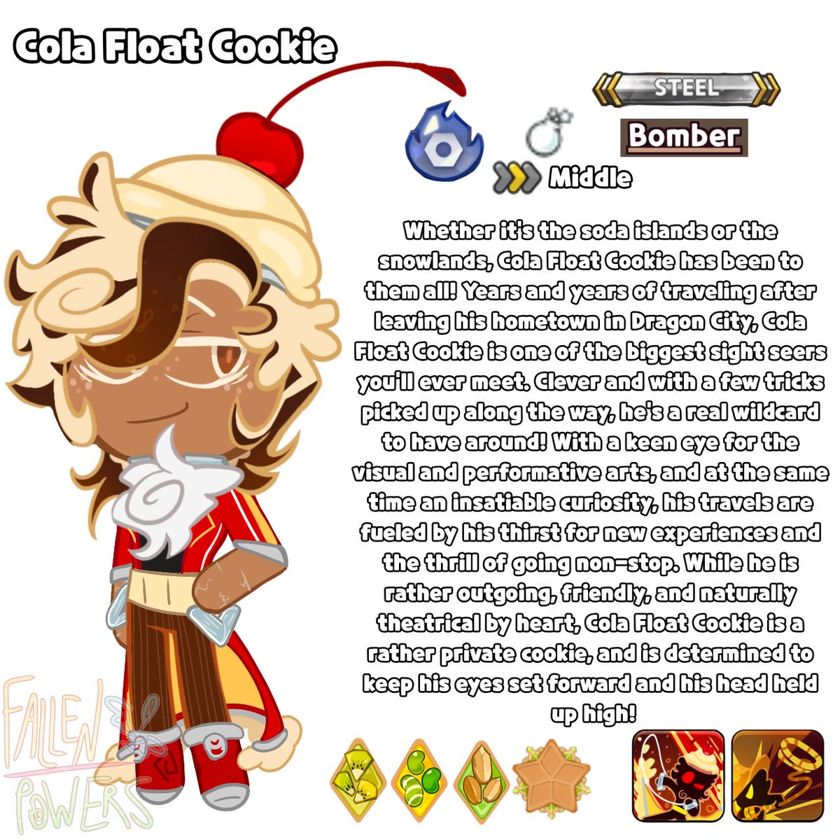 Fallen_Powers's tweet photo. OH YEA OH YEAH WE'RE COOKIE RUNNING IT. 

#CookieRunKingdom #Crk #CrkOc #CookieRunOC https://t.co/Yep6EJrJc2