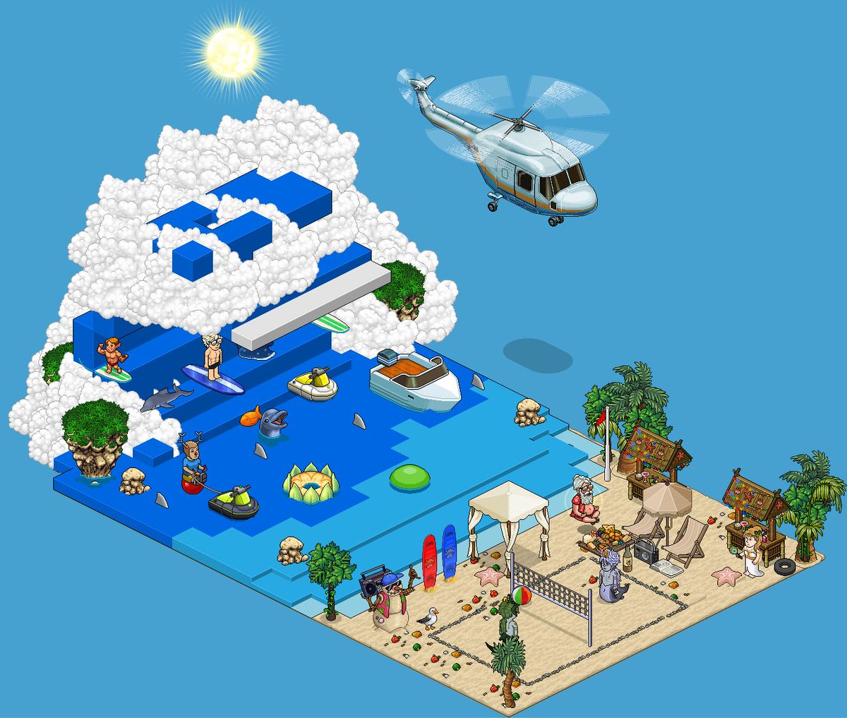 Umrlk7's tweet photo. Competição: Tsunami de Pixels 
Olha a onda, olha a onda! 

 Nick: Um

#OndaDeCores
@MeuHabblet https://t.co/yFI3U27aJ7