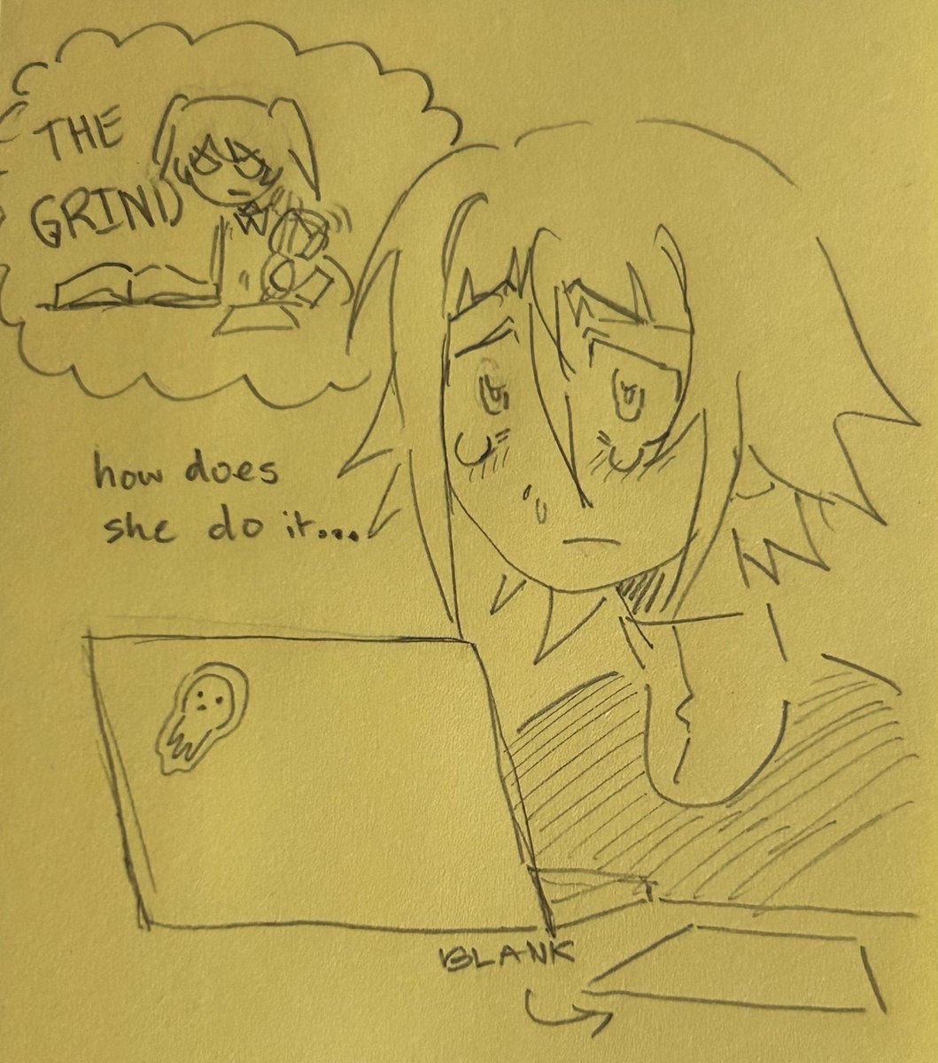 terumobyuri's tweet photo. This is my VENT ART about crona doing Homework. Materials used: Post-it and pencil. This symbolizes. School. Please support me. https://t.co/nUF8LPxdoz