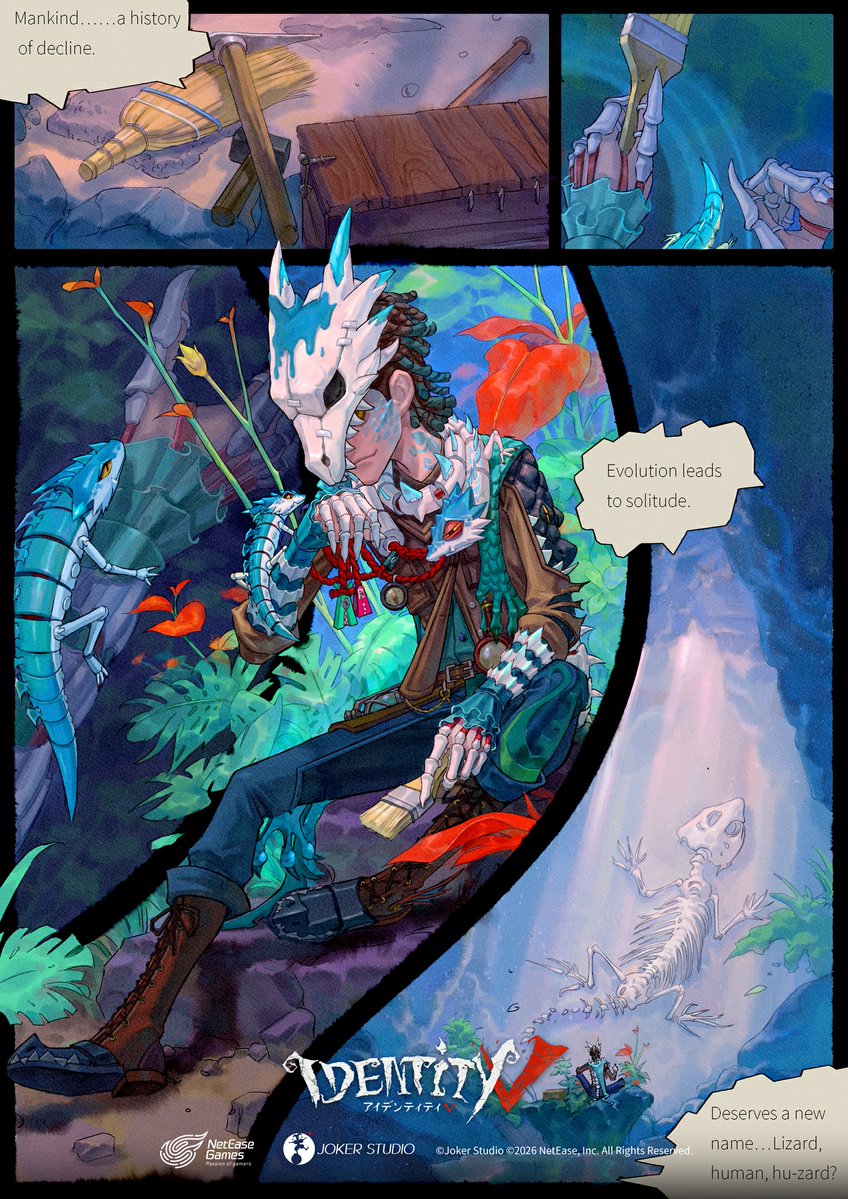 IdentityVJP's tweet photo. 人類、それは衰退の歴史。
進化は孤独へと導き
新たな名を授かる時がきた。

大人気のウィムジーシリーズより
教授の新衣装が
9月30日に登場するの！
骨でできた仮面がかっこいいの…！

UR衣装を手に入れるために
エマも今から欠片をためるの！

#IdentityV
#第五人格 https://t.co/ZCJvldPphw