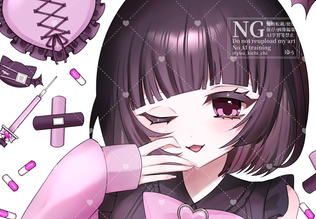 yuu_kichi_chi's tweet photo. 音色暗様の記念イラストを担当させていただきました🎀݁𖥔.
ご依頼ありがとうございました!!
お誕生日＆2周年...!!
おめでとうございます🥳🎀 https://t.co/u1Ie6I1Lvk