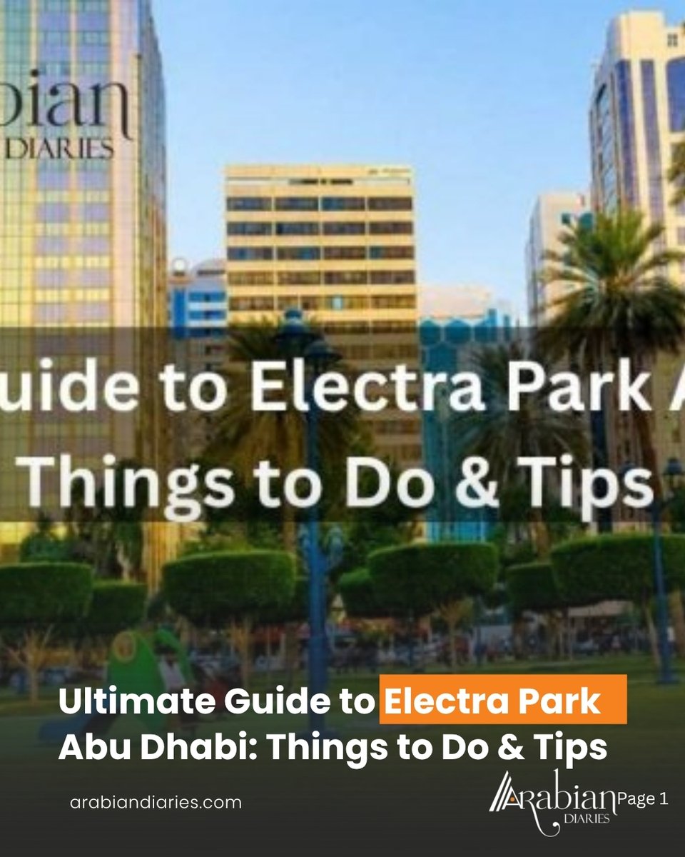 88Zmco's tweet photo. This article explores Electra Park in Abu Dhabi’s Al Zahiyah district, a small yet peaceful community park known for its green lawns, shaded walkways, children’s play areas, and relaxing atmosphere, offering residents and visitors an accessible https://t.co/Ow5ScUDnJD
