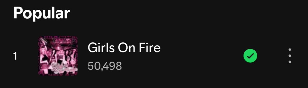 XINSTREAM's tweet photo. #update #Spotify ~

The track 'Girls On Fire' by X:IN has now exceeded 50K+ streams on Spotify! 💖✨️

#XIN #GirlsOnFire https://t.co/awIClbbk8F