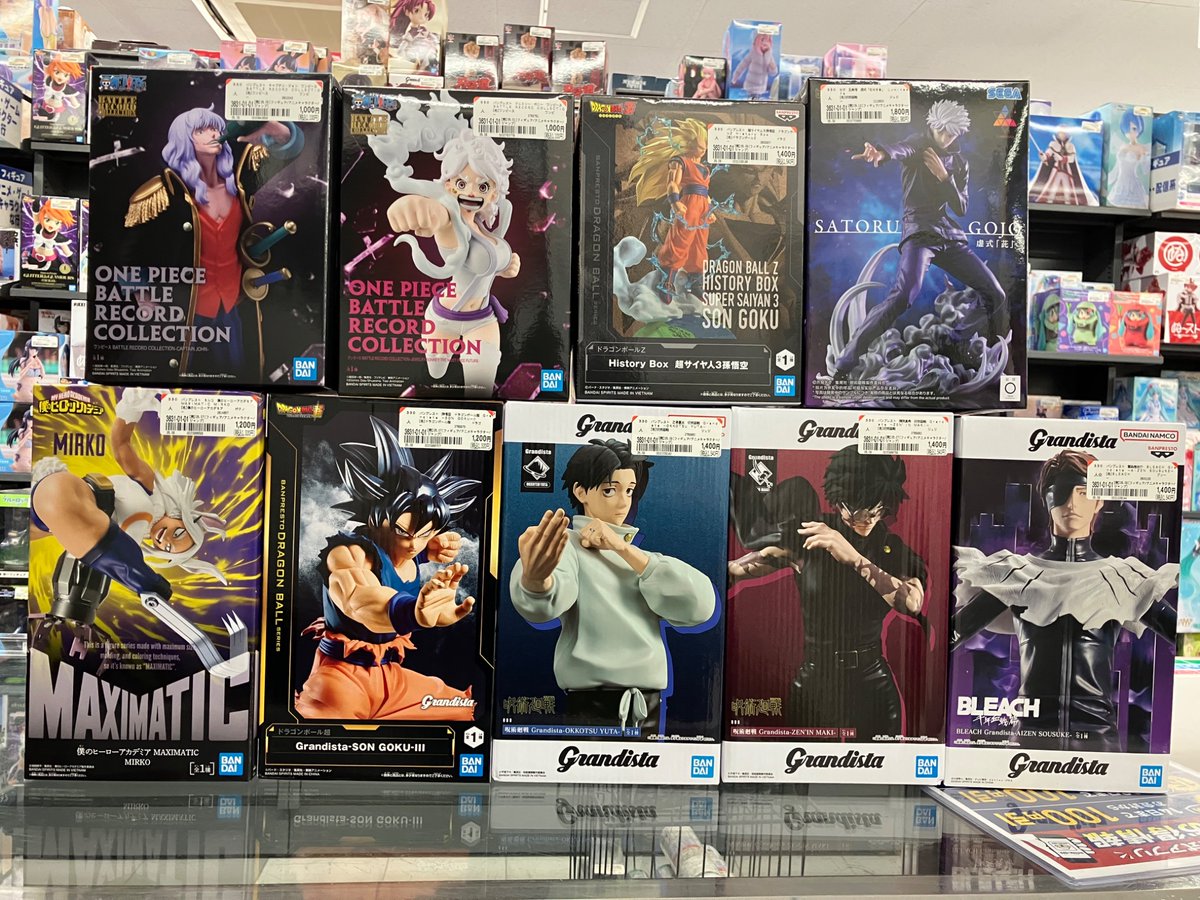 BOSSHIMADA's tweet photo. ⭐️ホビー入荷情報⭐️

さらにフィギュアを多数お売り頂きました‼️
9/23(水)まで、税込1540円以下のフィギュア20%OFFです。 https://t.co/cyPcN7eQ9N
