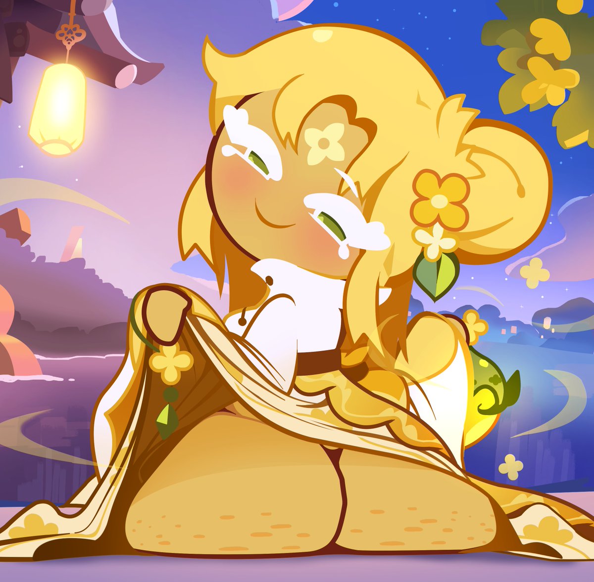 CanaryPrimaryOP's tweet photo. Golden Osmanthus Cookie blesses you with a quick peek of her dough😇How calming... https://t.co/6lzDkzs0ps