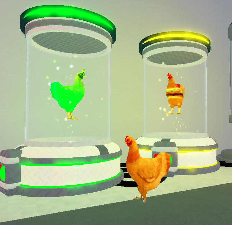 badrechicken's tweet photo. i found a silly chicken obby that uses my burger, alien, and buff orpington free models https://t.co/GFl13pWDNS